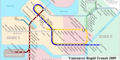 Vancouver býður upp á svæði kort