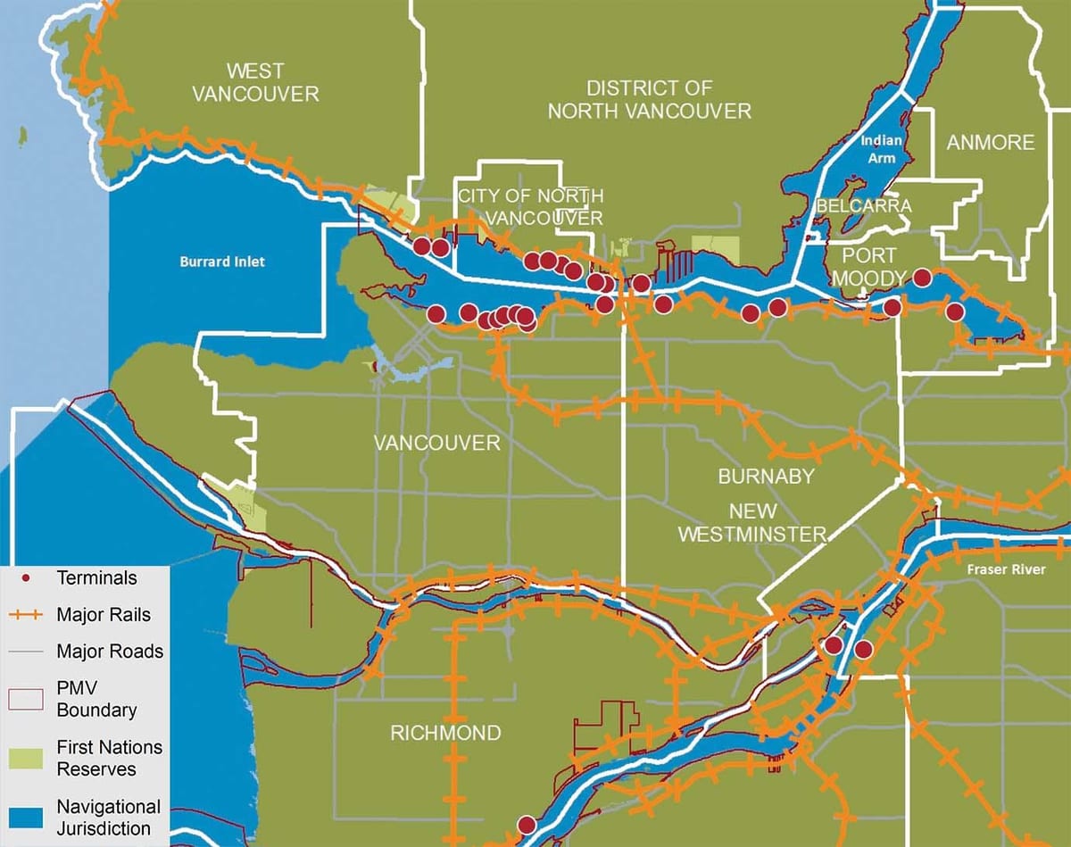 Korti af borginni norður vancouver