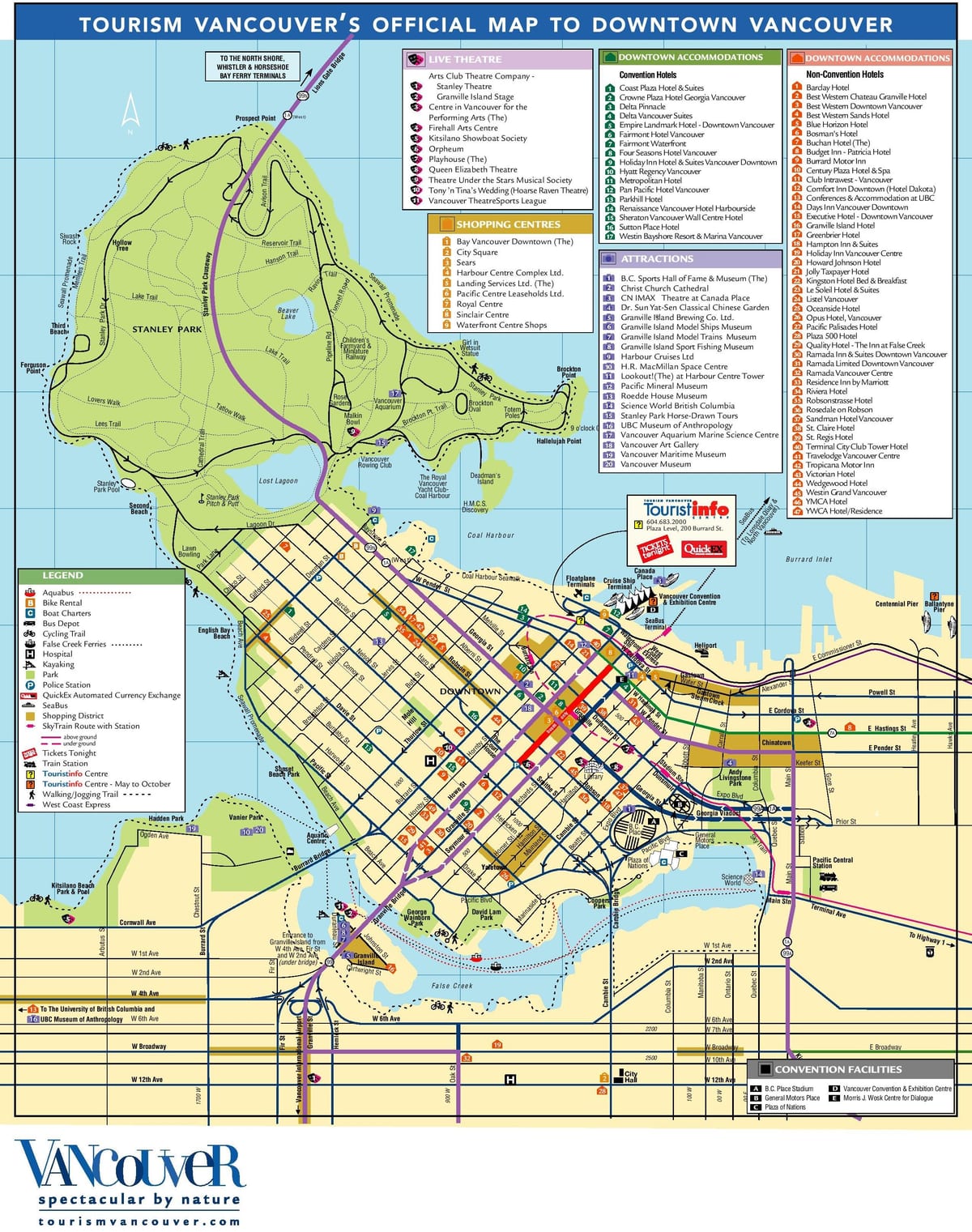 vancouver fyrir krist ferðamaður kort