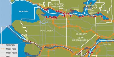 Korti af borginni norður vancouver