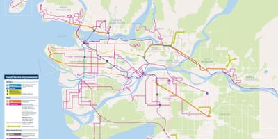 Translink kort vancouver mínútna