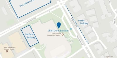Vancouver ókeypis bílastæði kort