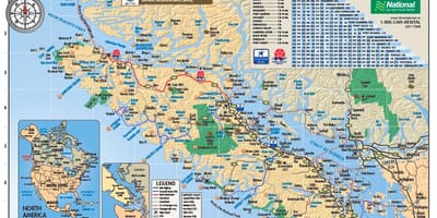 Kort af vancouver island rv garður