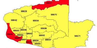 British columbia svæði númer kort